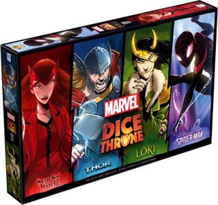 Marvel Dice Throne - Scarlet Witch / Thor / Loki / Spider-Man