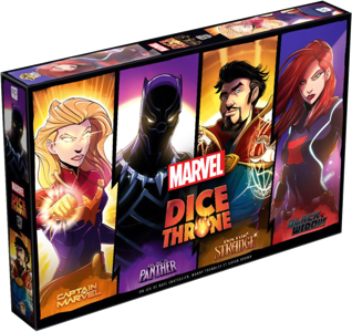 Marvel Dice Throne - Captain Marvel / Black Panther / Dr Strange / Black Widow