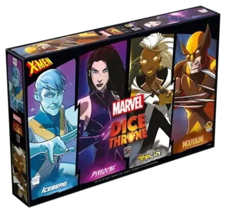Marvel Dice Throne - Iceberg / Psylocke / Tornade / Wolverine